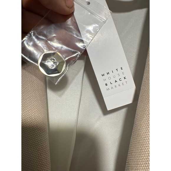 White House Black Market Toasted Sesame Vita Suit Jacket Blazer Size 4 NWT - Picture 2 of 5